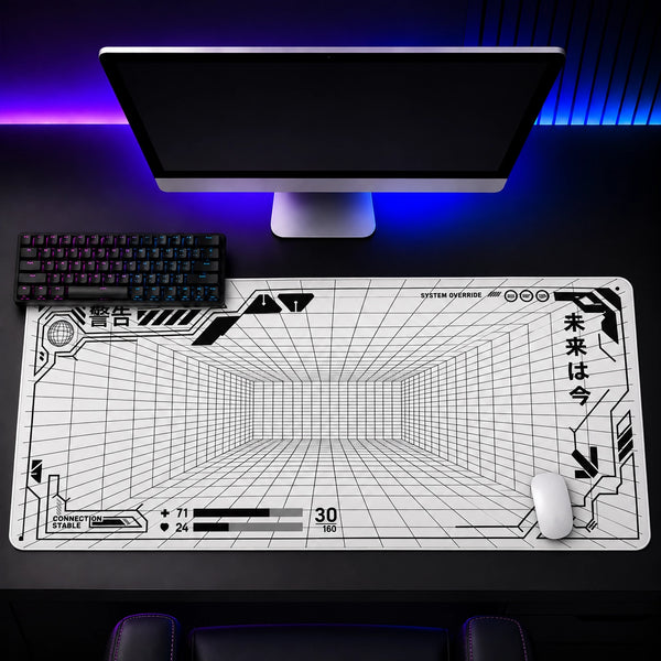 The Cyber Grid Gaming Desk Mat